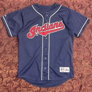 VTG Cleveland Indians Majestic MLB Jersey